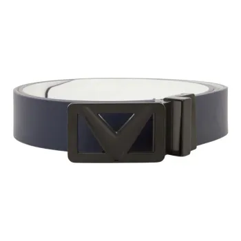 Callaway Leather Leather Belts Men's Marine Blue -