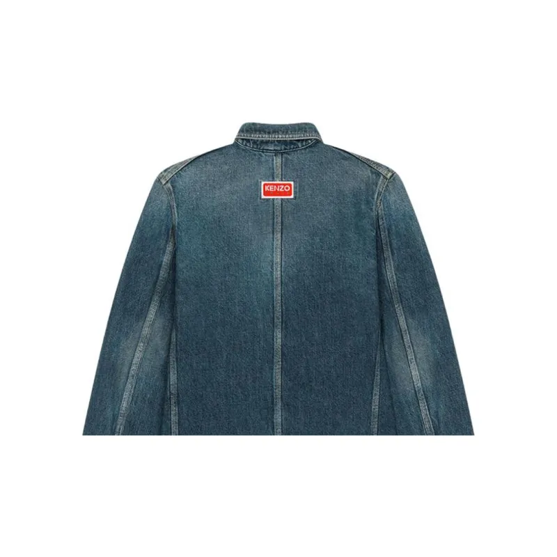 KENZO Pouch-pocket Denim Shirt Jacket-7