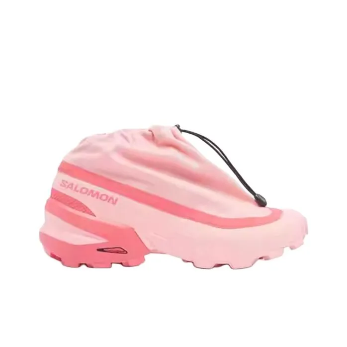 MM6 Maison Margiela x SALOMON Anti Slip Wear Resistant Mid Top Casual Shoes Women's Pink-1
