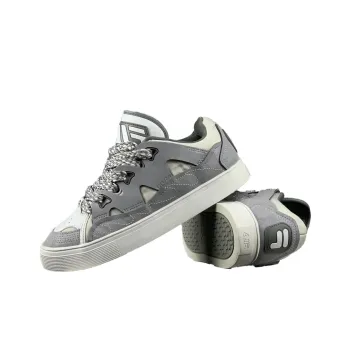 FILA FUSION Casper Anti Slip Wear Resistant Low Top Skateboard Shoes Men's Gray