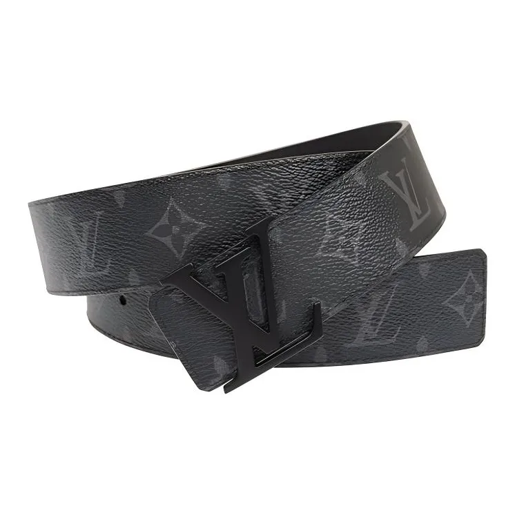 LOUIS VUITTON Lv Initiales 40mm Matte Black Belt-1