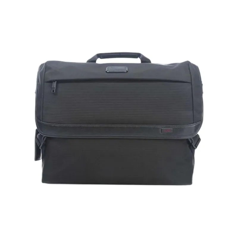 TUMI Alpha Nylon Messenger Bag, Shoulder Bag, Crossbody Bag, Handbag Regular Men's Black-0