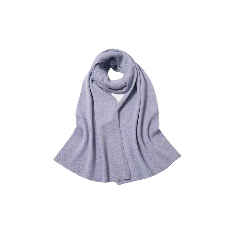 Red Bean Wool Knit Scarves Women's-6