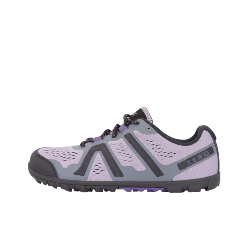 Xero first shoes Breathable Lightweight Low-Top Trail Running Running first shoes Women's Purple Gray