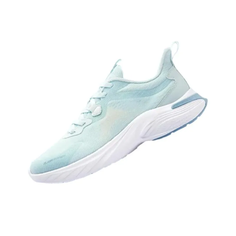 QIAODAN Anti Slip And Wear Resistant Lightweight Low Top Running Shoes Men's Pink Blue White-1