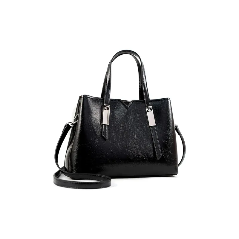 Vigno Synthetic Leather Handbag Women's Red/Khaki/Coffee/Black-11