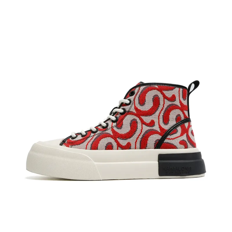 Kemaron Durable Lightweight And Breathable High-Top Skateboard Shoes Men's-7