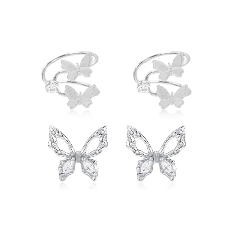 Shang Yinfu Alloy Clip On Earrings Women's-5