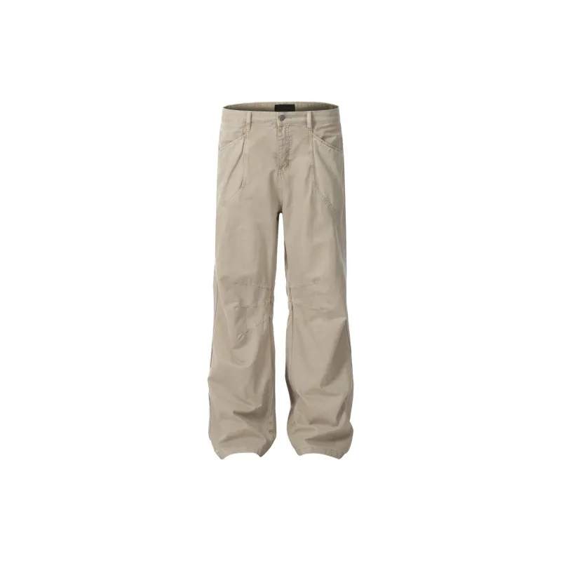 Lulifama Jeans Unisex Light Khaki-6