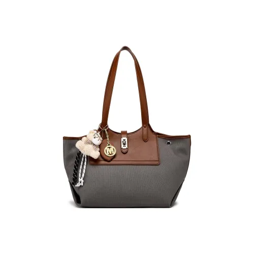 FAIRWHALE PU Shoulder Bag Regular Women's Premium Gray