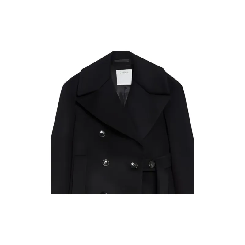 SportMax Orchis Double Breasted Belted Coat-6