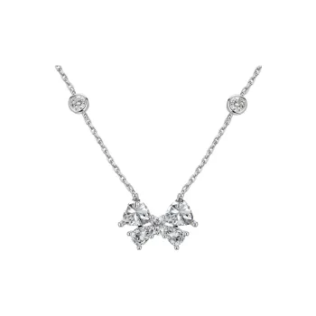 KAILEIFU S925 Silver Necklaces Women's Silver