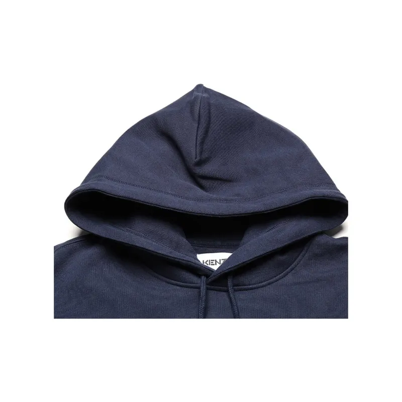 KENZO Logo Embroidered Hoodie-5