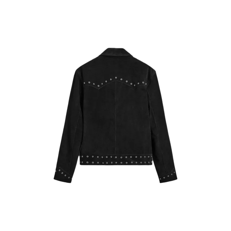 ZARA Leather Jacket Men's Black-1