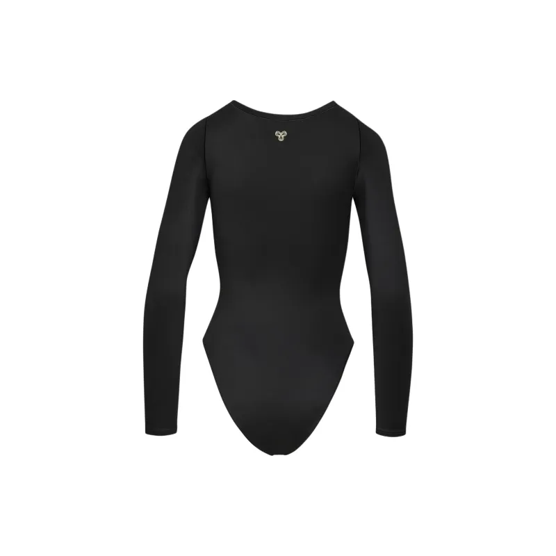ARITZIA Golden AirBUTTERTM Aerobic Bodysuit Bodysuits Women's Black-1