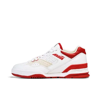AVIA 855L Series Vintage Basketball Shoes Men Low Top White Red