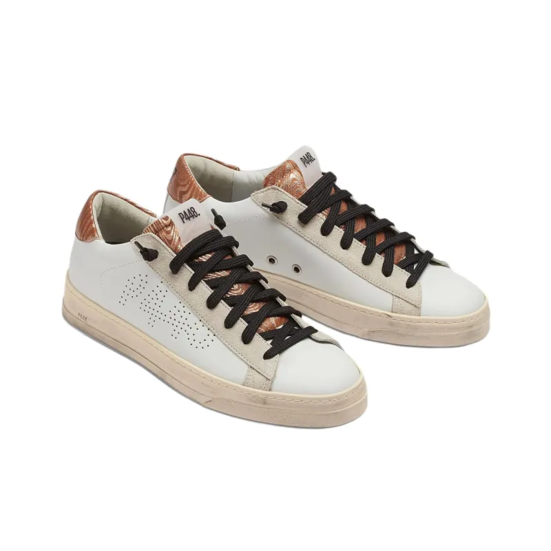 P448 Jack Copper Zebby Low-Top Skateboard Shoes Women's White-1