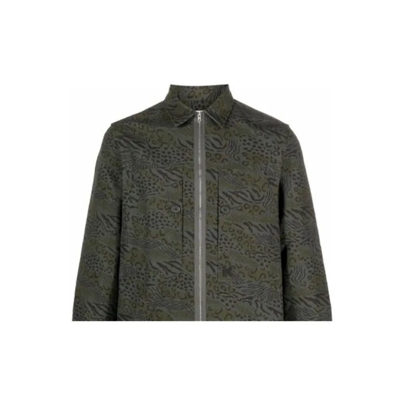 KENZO Shirts Men Green-4