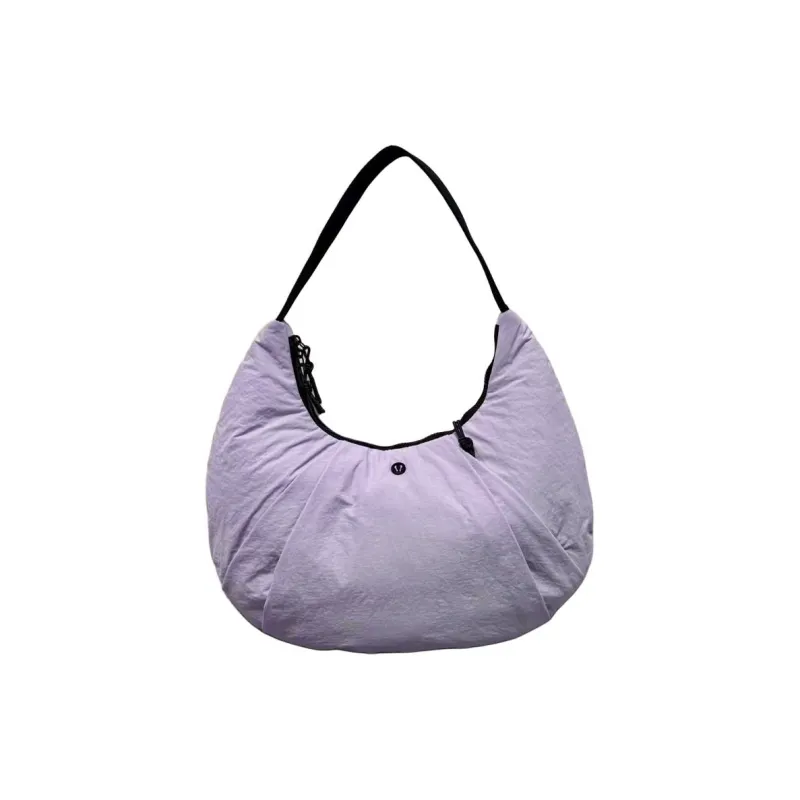 Lululemon Fabric Croissant Bag Shoulder Bag Crossbody Bag Regular Women's Lilac & Black-3