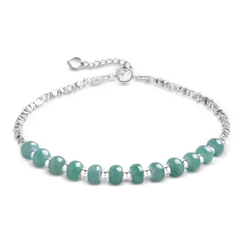 With The Heart Of The Jade Glutinous Jade Jadeite Bracelets Women's