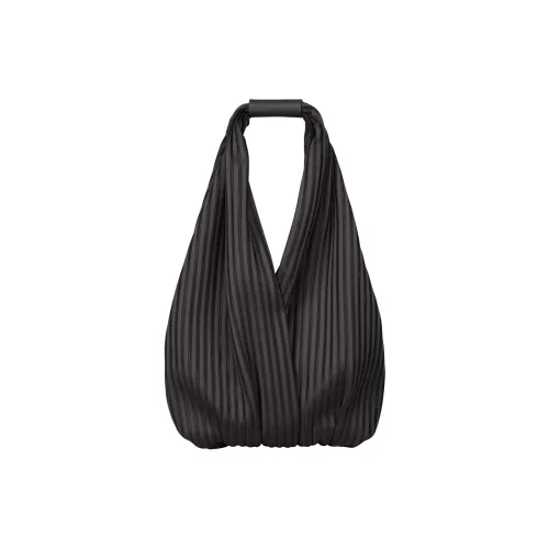 ISSEY MIYAKE Polyester Tote Bag, Shopping Bag, Handbag Women's Black