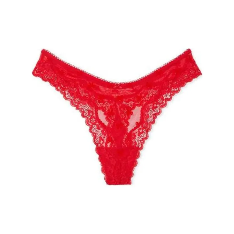 Victoria's Secret 24 Big Show Collection TEASE Underpants Women's 1 Pack Red-0