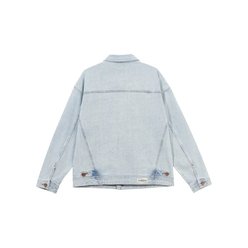 JACK JONES· Jackets & Coats Men's Light Denim Blue-1