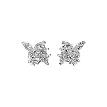 Suddenly Lucky 999 Fine Silver Stud Earrings Women's