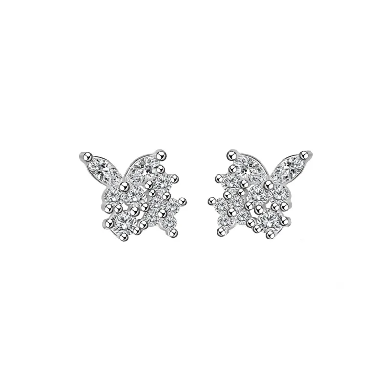 Suddenly Lucky 999 Fine Silver Stud Earrings Women's-0