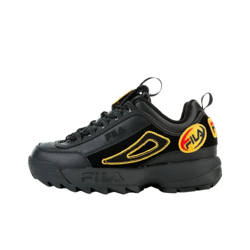 FILA Disruptor 2 Patches Black Women's-0