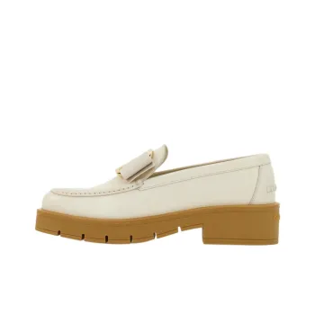 FERRAGAMO Vara Loafers Women's Beige