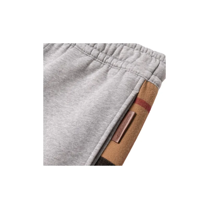 Burberry Jogger With Check Side Panels-7