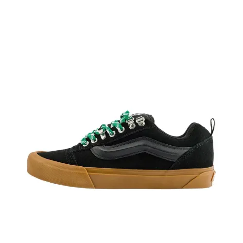 Vans Knu Skool Anti Slip Wear Resistant Low Top Skateboard Shoes Unisex Black