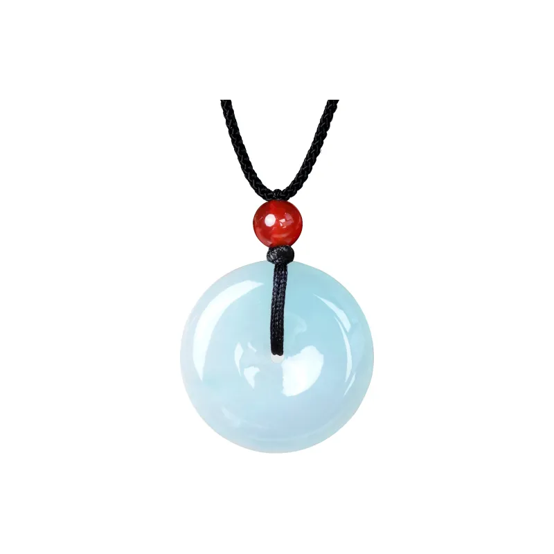 Pengshan Glutinous Jade Jadeite Necklaces Unisex-0