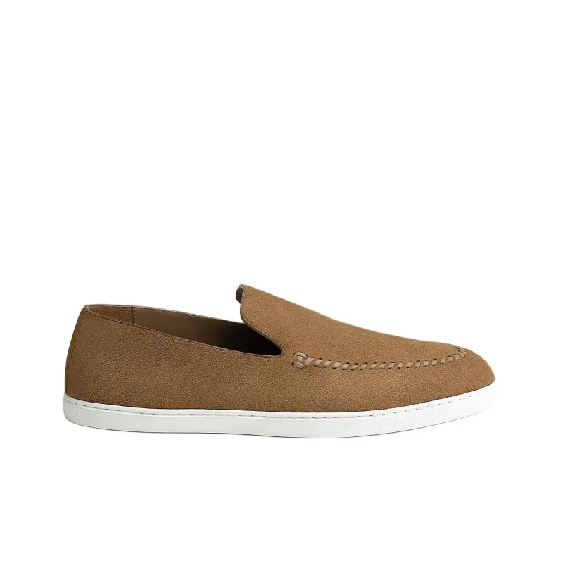 HERMES Julian Loafers Men's Brown-1
