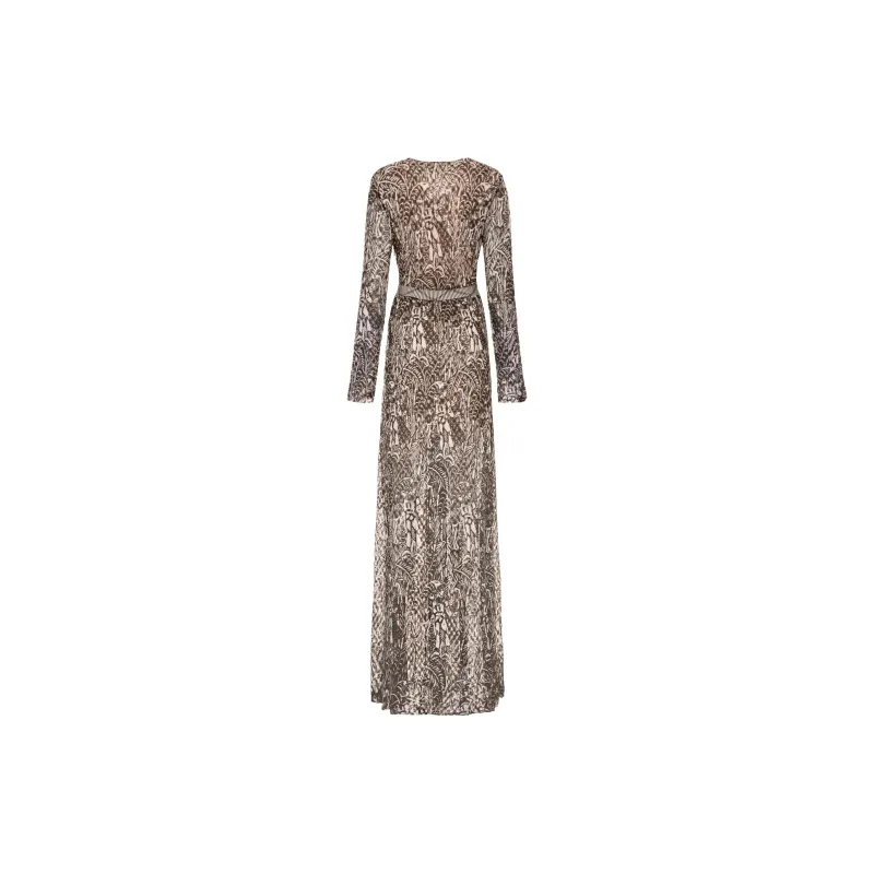 M Missoni Long-Sleeved Dresses Women's Black-1