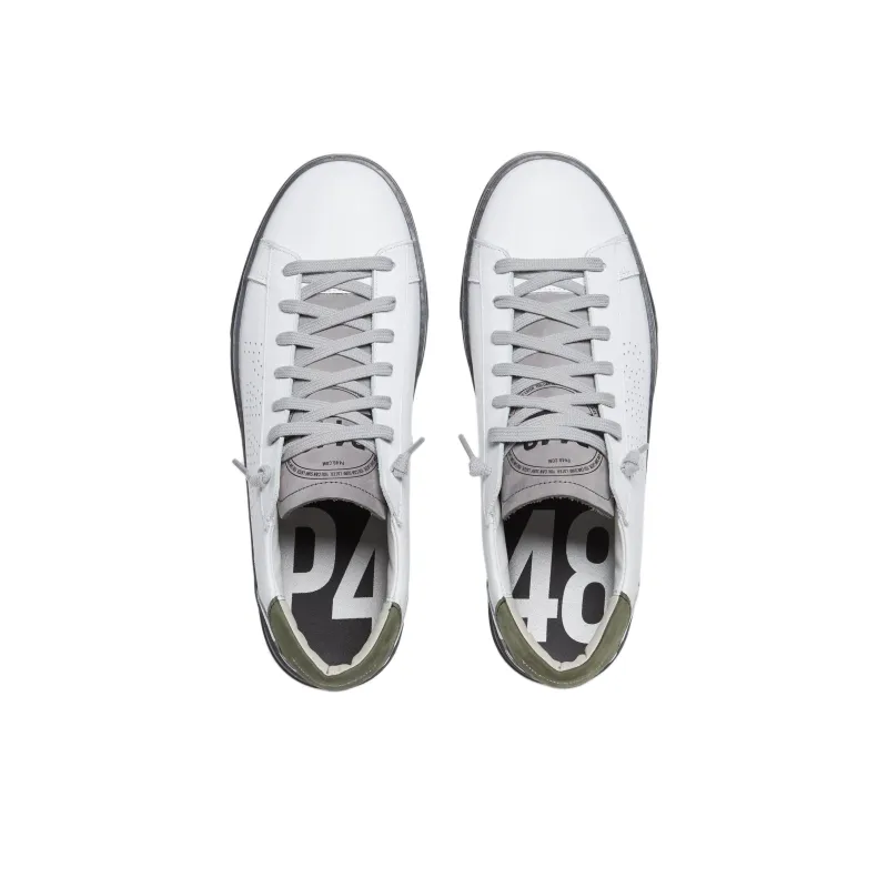 P448 Jack Moss Low-Top Skateboard Shoes Unisex White-2