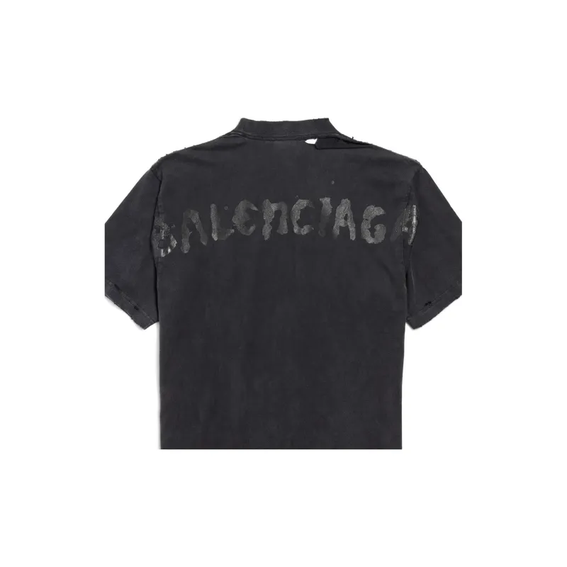 Balenciaga T Shirt Women's Black Regular Fit-5