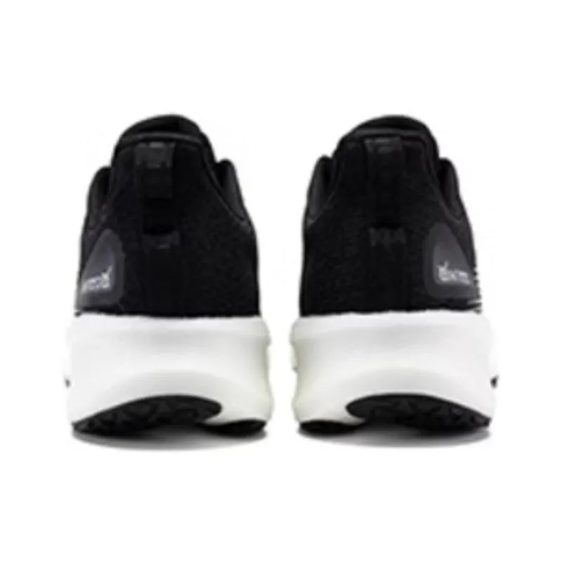 361° Cushioning Wear-Resistant Low-Top Sprint Running Shoes Women's Black White-3