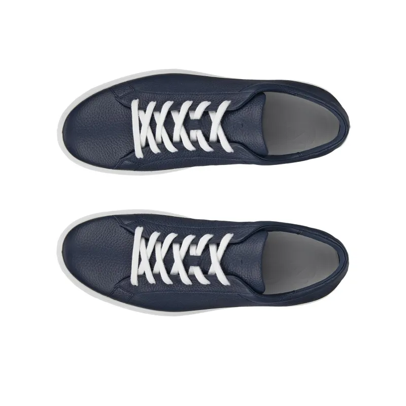 Ecco SOFT 60 Slip Resistant Low Top Skateboard Shoes Men's Blue-4
