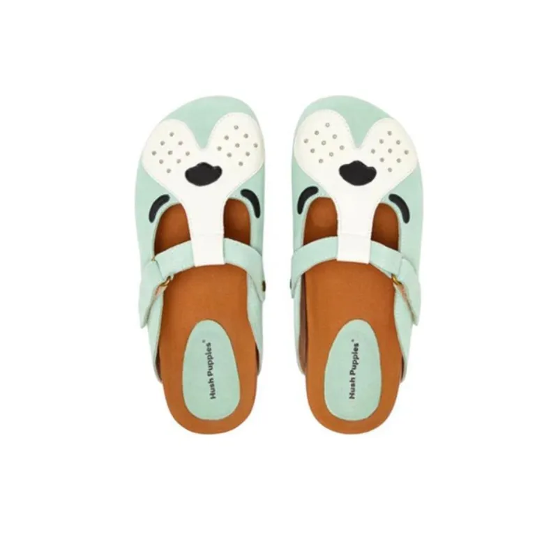 Hush Puppies Abrasion-Resistant Wrap-toe Slippers Women's Green-4