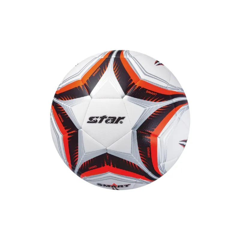 Star Size 5 Ball Soccer TPU Machine Stitched Soccer Ball Unisex Black Orange-1