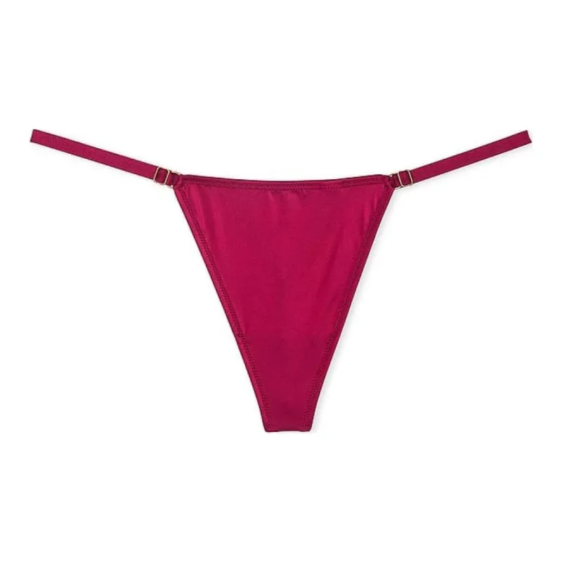 Victoria's Secret 24 Big Show Collection VERY SEXY Underpants Women's 1 Pack Burgundy-0