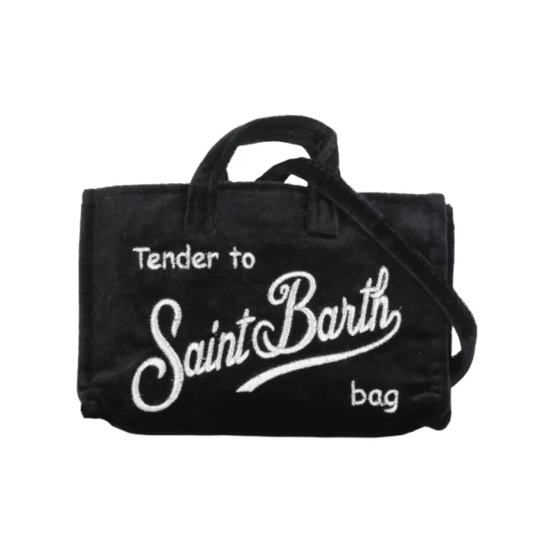MC2 SAINT BARTHELEMY Polyester Cell Phone Pouch Women's Black-0