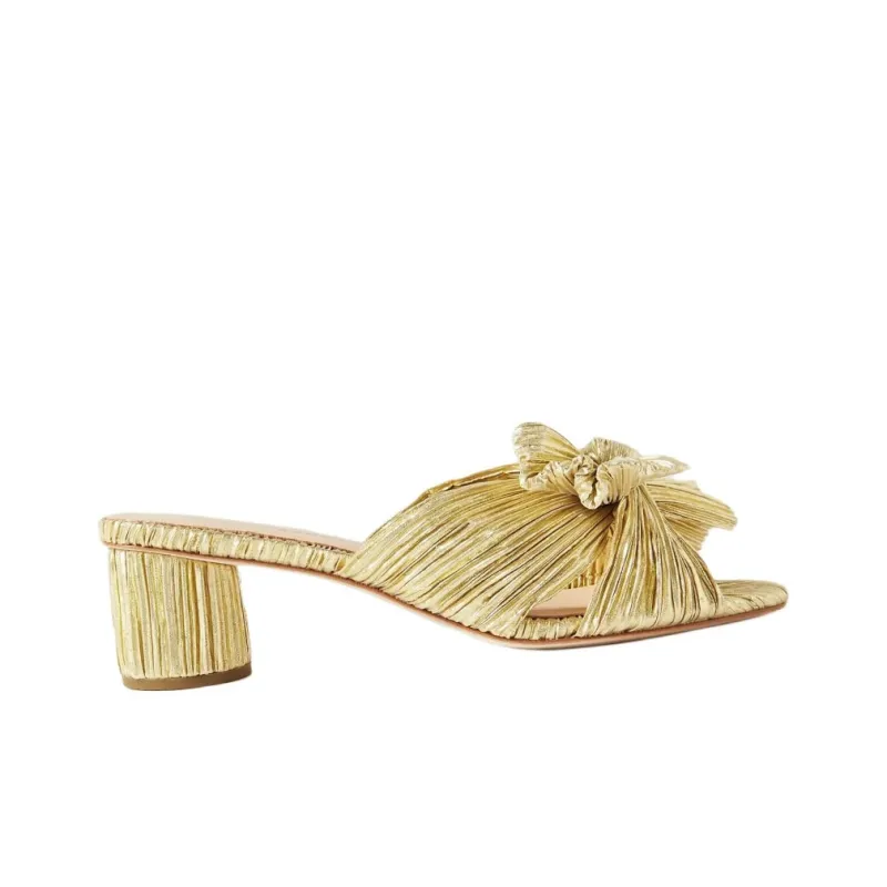 Loeffler Randall Emilia Pleated Knot Mules-1