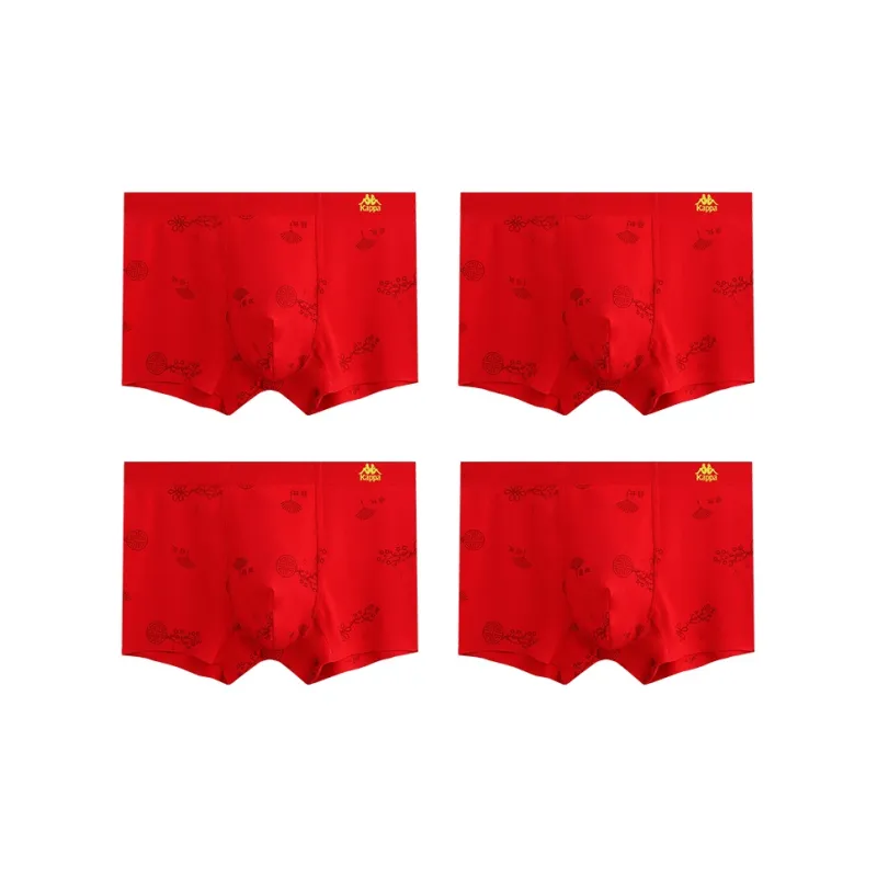 Kappa Underpants Men's 4 Pack Red-0