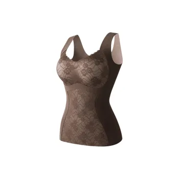 MADALLO Thermal Tops Women's Elegant Coffee
