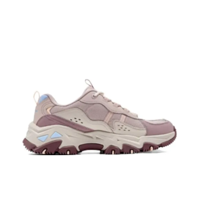 Skechers Anti Slip Wear Resistant Low Top Trekking Shoes Women's Pink-1