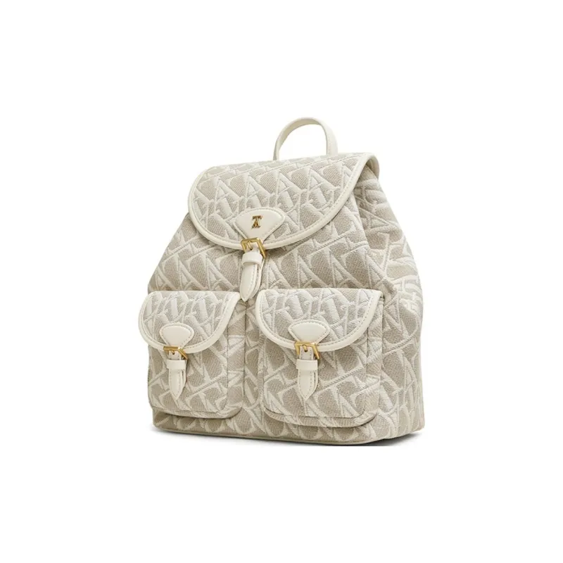 Tata Fabric Backpack Medium Size Women's-4