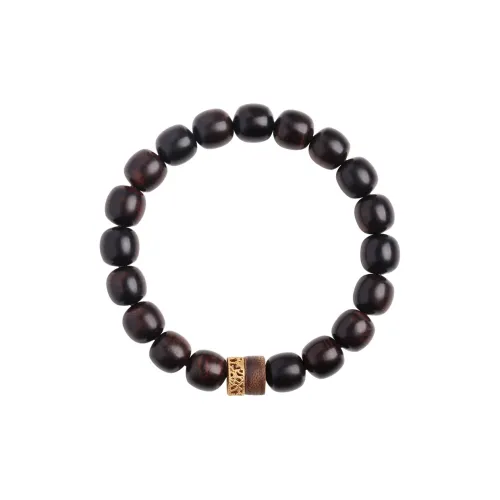 Moon Seal Hundred Rivers Laoshan Sandalwood Precious Wood Bracelets Unisex